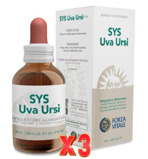 Pack de 3 unidades Sys Uva Ursi 50 Ml Forza Vitale