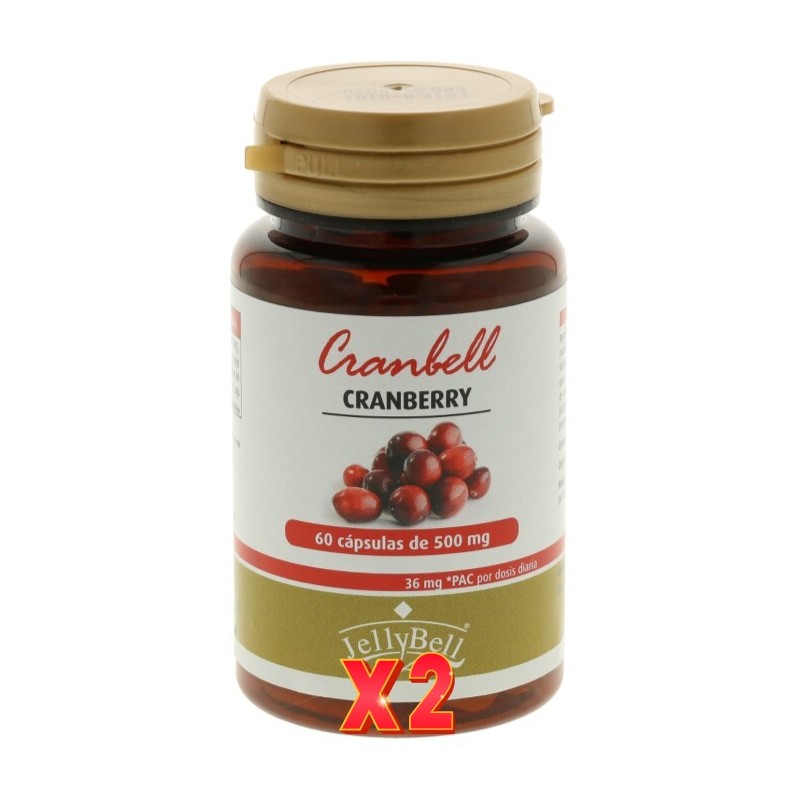 Pack de 2 unidades Cranbell 60 Cápsulas Jellybell