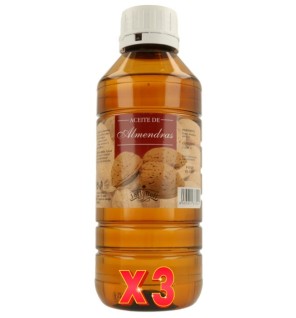 Pack de 3 unidades Aceite De Almendras 1L Jellybell