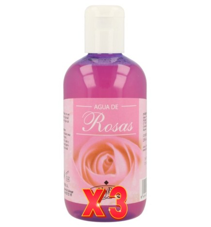 Pack de 3 unidades Agua De Rosas 250 Ml Jellybell