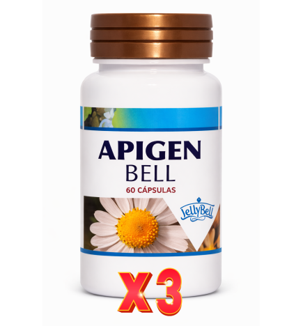 Pack de 3 unidades Apigenbell 60 Cápsulas Jellybell
