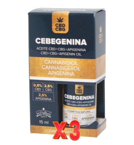 Pack de 3 unidades Cebegenina 15 Ml Jellybell