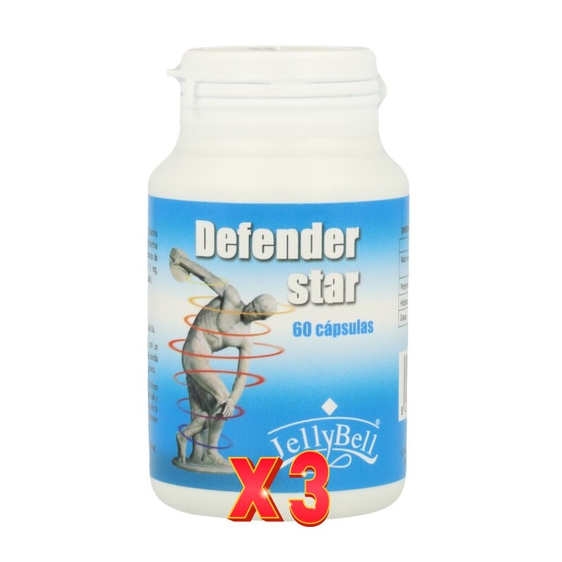 Pack de 3 unidades Defender Star Ferrina 60 Cápsulas Jellybell Pack de 3 unidades Defender Star Ferrina 60 Cápsulas Jellybell
