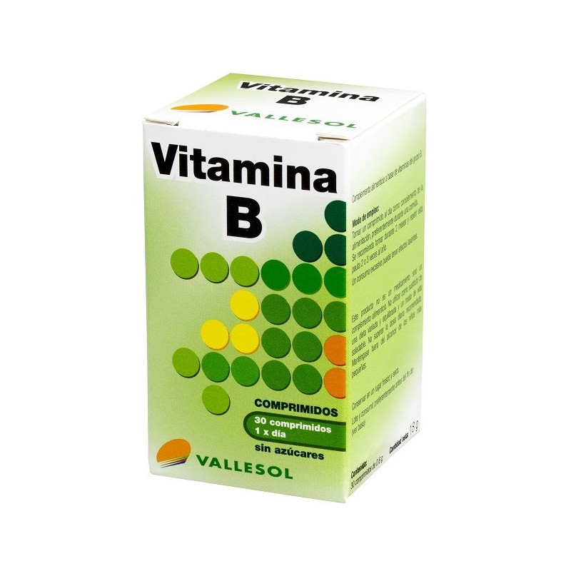 Vallesol Vit B Complex 30Compr Vallesol Vallesol Vit B Complex 30Compr Vallesol