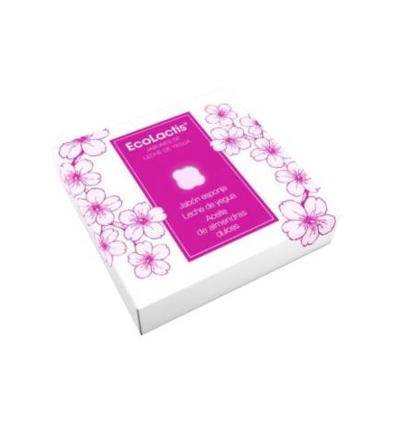 Jabon Esponja 10% Leche De Yegua Y Almendra 100 Gramos Ecolactis