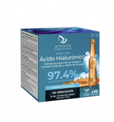 Armonia Ampollas Facial Ac. Hialur 10Amp Armonia