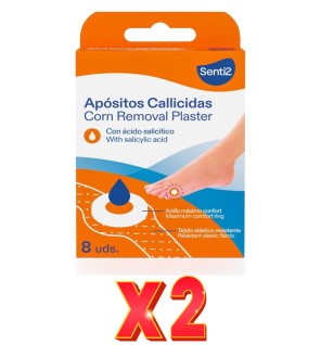 Pack de 2 unidades Senti2 Apositos Callicidas 8Ud Senti2