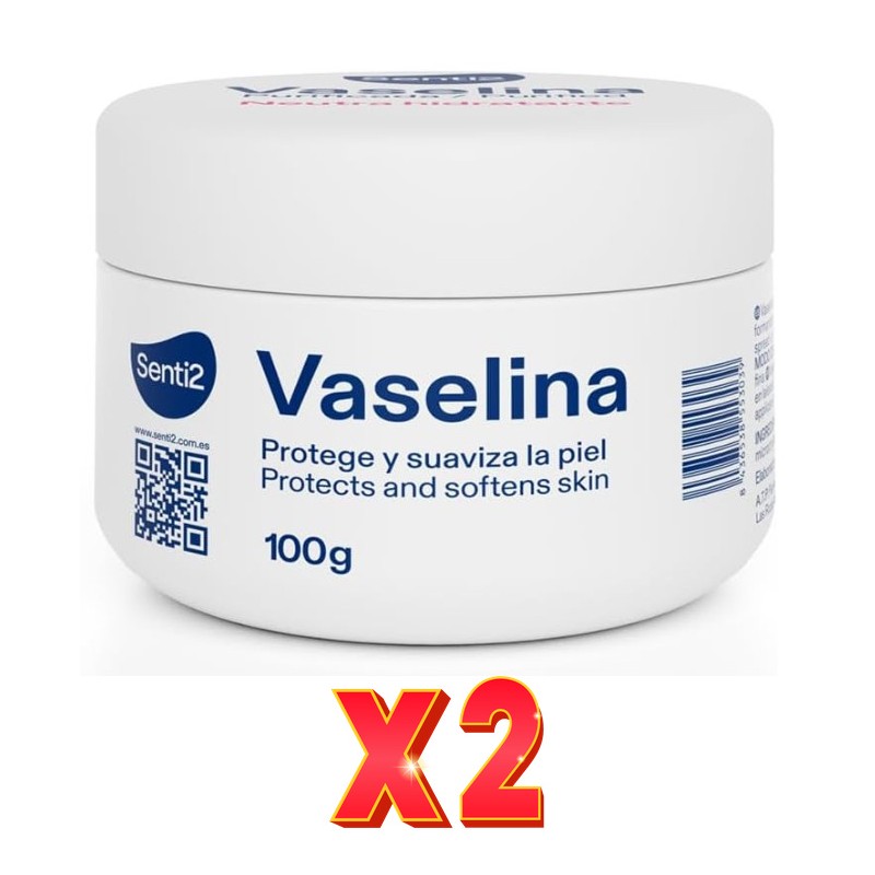 Pack de 2 unidades Senti2 Vaselina 100Gr Senti2