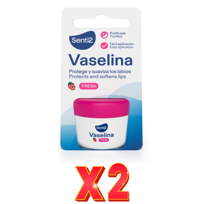 Pack de 2 unidades Senti2 Vaselina Mini Fresa Senti2 Pack de 2 unidades Senti2 Vaselina Mini Fresa Senti2