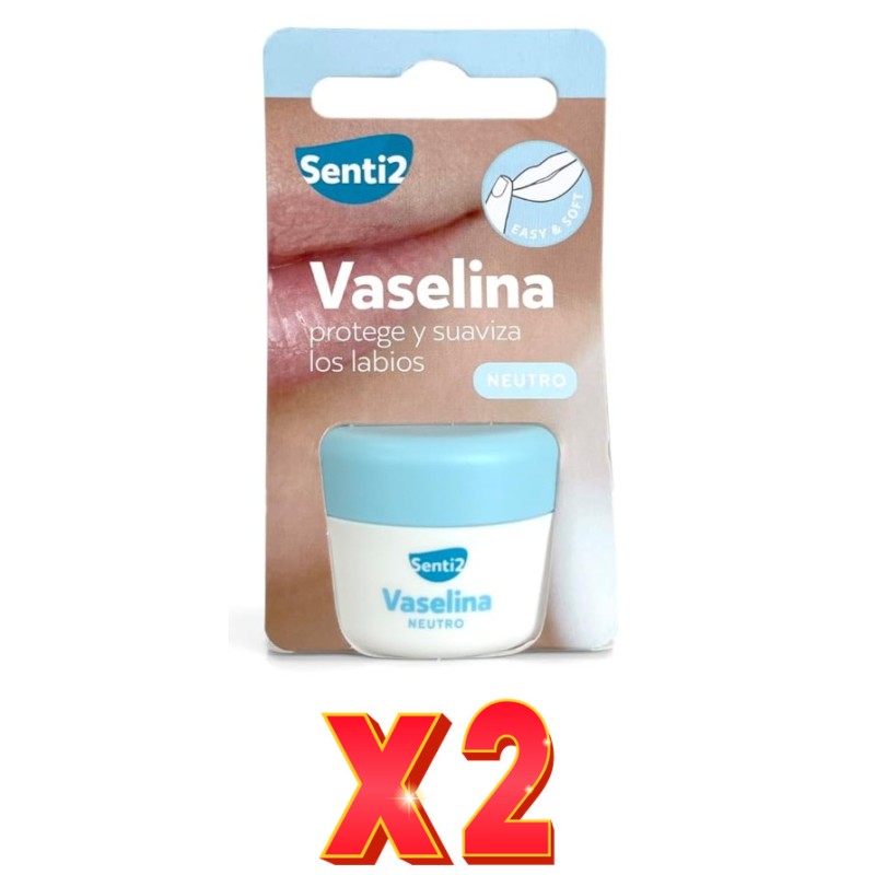 Pack de 2 unidades Senti2 Vaselina Mini Neutro Senti2 Pack de 2 unidades Senti2 Vaselina Mini Neutro Senti2