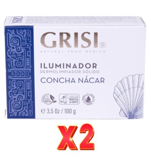 Pack de 2 unidades Grisi Dermojabon Concha Nacar100Gr Grisi