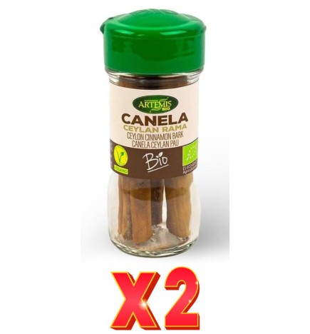 Pack de 2 unidades Artemis Canela Ceylán Rama15 G Especia Artemis