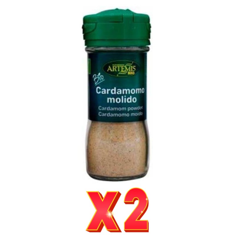Pack de 2 unidades Artemis Cardamomo Molido 30 G Especia Artemis Pack de 2 unidades Artemis Cardamomo Molido 30 G Especia Artemis