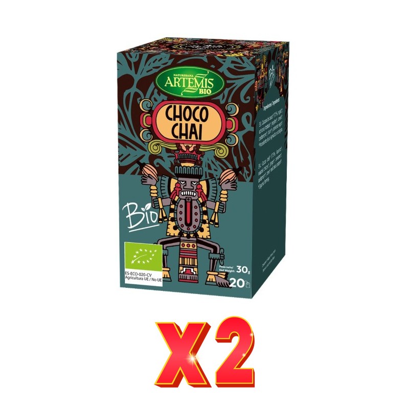 Pack de 2 unidades Artemis Choco Chai 20 Bolsitas Artemis Pack de 2 unidades Artemis Choco Chai 20 Bolsitas Artemis