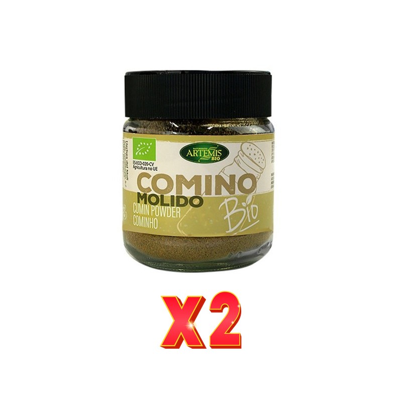 Pack de 2 unidades Artemis Tarro Comino Molido 75G Artemis