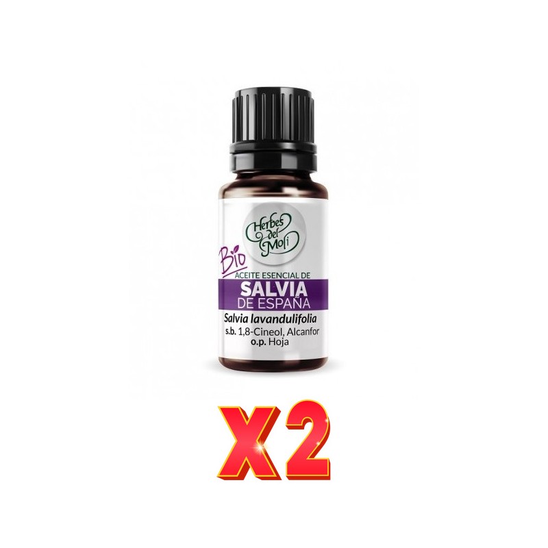 Pack de 2 unidades Herbes Del Moli Ac. E. Salvia Lavan. Eco 10Ml Herbes Del Moli