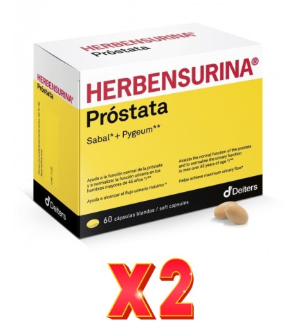 Pack de 2 unidades Herbensurina Prostata 60Perlas Deiters