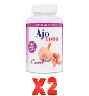 Pack de 2 unidades Plantapol Ajo 120Perlas 1400Mg Plantapol