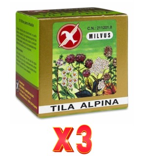 Pack de 3 unidades Milvus Tila Alpina 10 Filtros Milvus