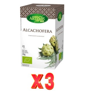 Pack de 3 unidades Artemis Alcachofera 20 Bolsitas Artemis