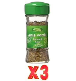 Pack de 3 unidades Artemis Anís Verde 30G Especia Artemis