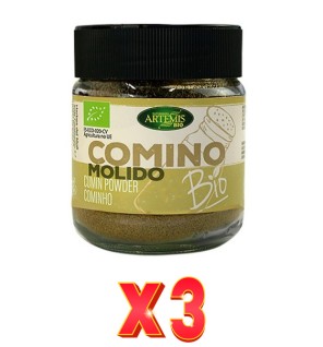 Pack de 3 unidades Artemis Tarro Comino Molido 75G Artemis