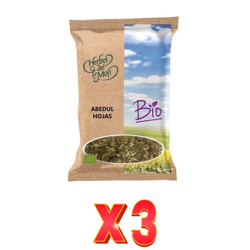 Pack de 3 unidades Herbes Del Moli Abedul Hojas Eco 30G Herbes Del Moli