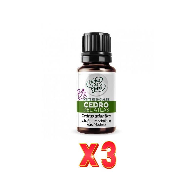 Pack de 3 unidades Herbes Del Moli Ac. E. Cedro Eco 10Ml Herbes Del Moli Pack de 3 unidades Herbes Del Moli Ac. E. Cedro Eco 10Ml Herbes Del Moli