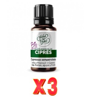 Pack de 3 unidades Herbes Del Moli Ac. E. Ciprés Eco 10Ml Herbes Del Moli