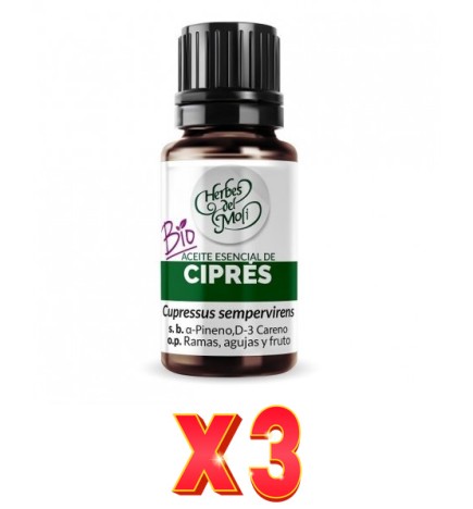 Pack de 3 unidades Herbes Del Moli Ac. E. Ciprés Eco 10Ml Herbes Del Moli