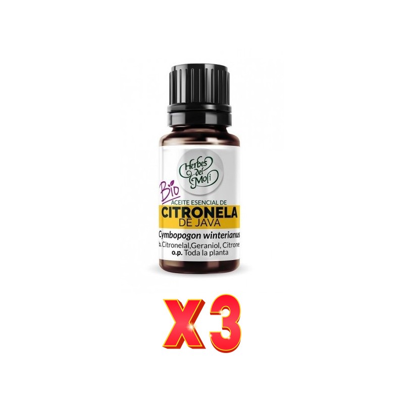 Pack de 3 unidades Herbes Del Moli Ac. E. Citronelan Eco 10Ml Herbes Del Moli Pack de 3 unidades Herbes Del Moli Ac. E. Citronelan Eco 10Ml Herbes Del Moli