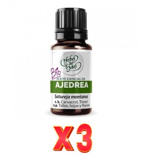 Pack de 3 unidades Herbes Del Moli Ac. E. De Ajedrea 10Ml Herbes Del Moli