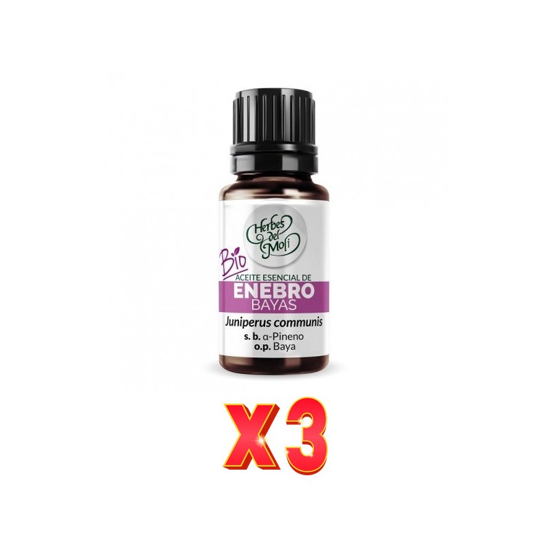 Pack de 3 unidades Herbes Del Moli Ac. E. Enebro Bayas Eco 10Ml Herbes Del Moli Pack de 3 unidades Herbes Del Moli Ac. E. Enebro Bayas Eco 10Ml Herbes Del Moli