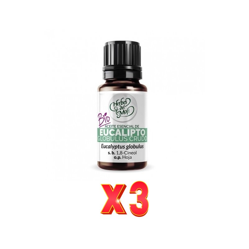 Pack de 3 unidades Herbes Del Moli Ac. E. Eucalipto Eco 10Ml Herbes Del Moli Pack de 3 unidades Herbes Del Moli Ac. E. Eucalipto Eco 10Ml Herbes Del Moli