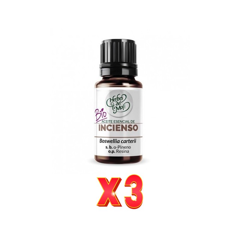 Pack de 3 unidades Herbes Del Moli Ac. E. Incienso Eco 10Ml Herbes Del Moli Pack de 3 unidades Herbes Del Moli Ac. E. Incienso Eco 10Ml Herbes Del Moli