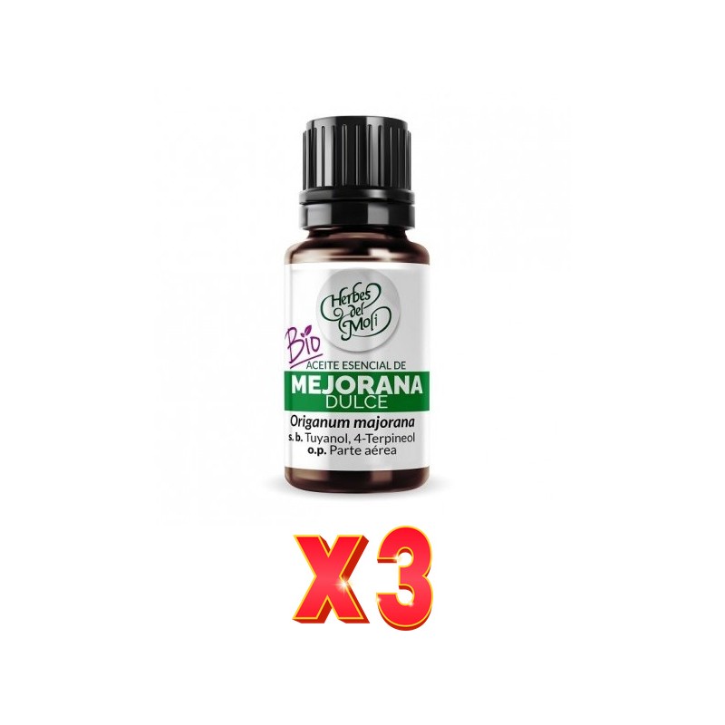 Pack de 3 unidades Herbes Del Moli Ac. E. Mejorana Eco 10Ml Herbes Del Moli