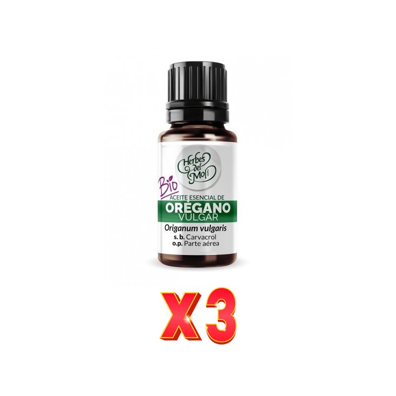 Pack de 3 unidades Herbes Del Moli Ac. E. Orégano Eco 10Ml Herbes Del Moli Pack de 3 unidades Herbes Del Moli Ac. E. Orégano Eco 10Ml Herbes Del Moli
