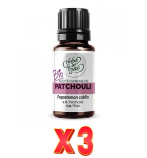 Pack de 3 unidades Herbes Del Moli Ac. E. Patchouli Eco 10Ml Herbes Del Moli
