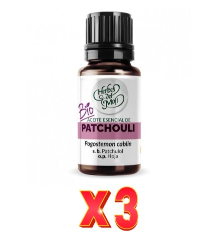Pack de 3 unidades Herbes Del Moli Ac. E. Patchouli Eco 10Ml Herbes Del Moli