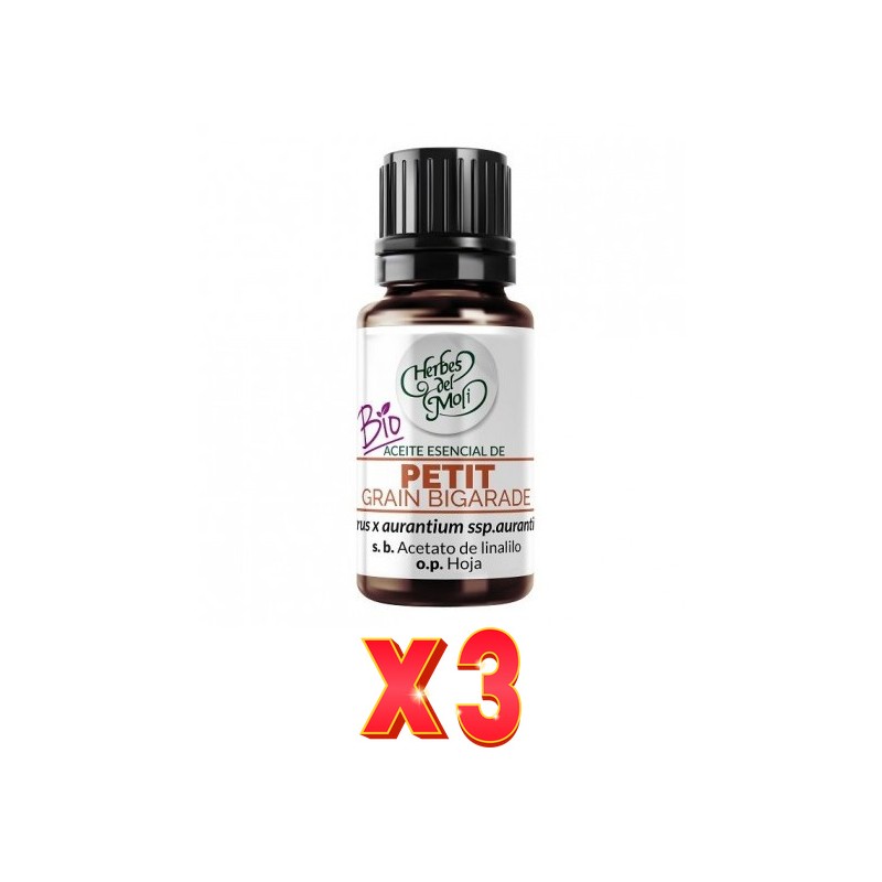 Pack de 3 unidades Herbes Del Moli Ac. E. Petit G. Bigarade Eco 10Ml Herbes Del Moli Pack de 3 unidades Herbes Del Moli Ac. E. Petit G. Bigarade Eco 10Ml Herbes Del Moli