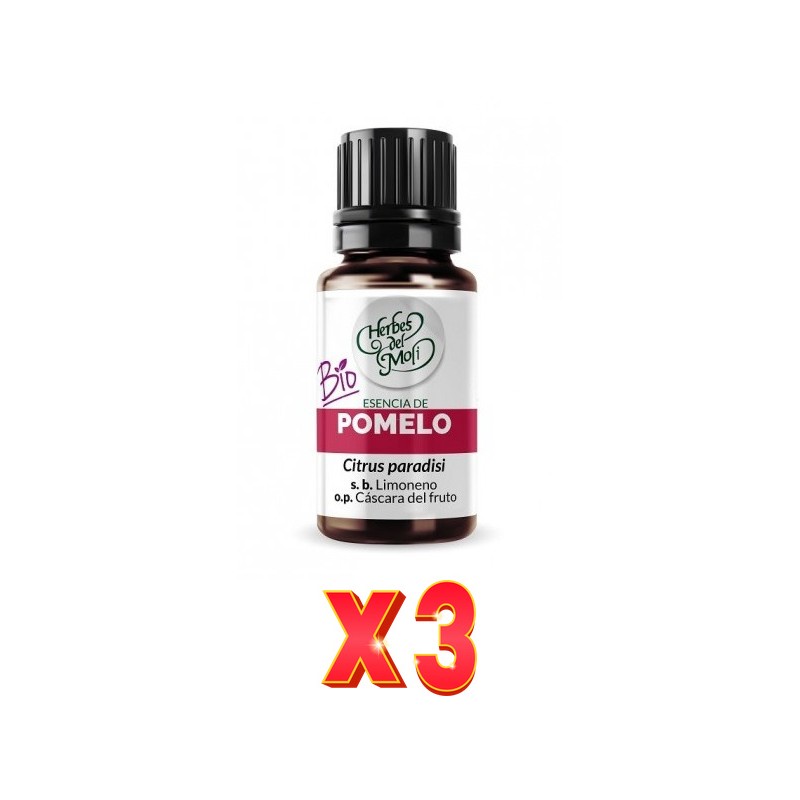Pack de 3 unidades Herbes Del Moli Ac. E. Pomelo Eco 10Ml Herbes Del Moli Pack de 3 unidades Herbes Del Moli Ac. E. Pomelo Eco 10Ml Herbes Del Moli