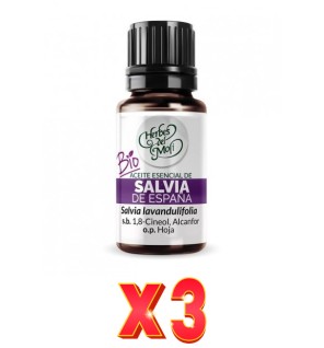 Pack de 3 unidades Herbes Del Moli Ac. E. Salvia Lavan. Eco 10Ml Herbes Del Moli