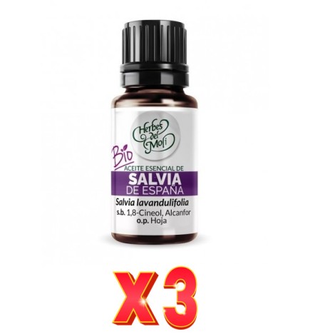 Pack de 3 unidades Herbes Del Moli Ac. E. Salvia Lavan. Eco 10Ml Herbes Del Moli