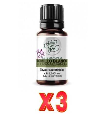 Pack de 3 unidades Herbes Del Moli Ac. E. Tomillo Eco 10Ml Herbes Del Moli