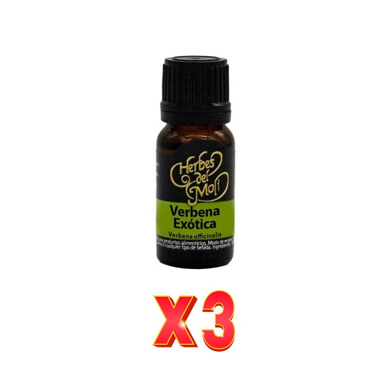 Pack de 3 unidades Herbes Del Moli Ac. E. Verbena Exótica Eco 10Ml Herbes Del Moli Pack de 3 unidades Herbes Del Moli Ac. E. Verbena Exótica Eco 10Ml Herbes Del Moli