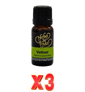 Pack de 3 unidades Herbes Del Moli Ac. E. Vetiver Eco 10Ml Herbes Del Moli