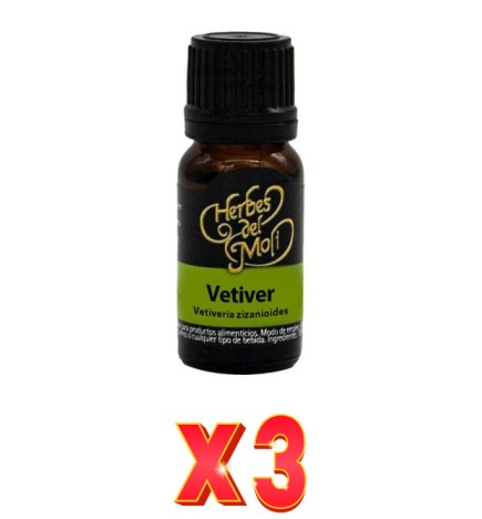 Pack de 3 unidades Herbes Del Moli Ac. E. Vetiver Eco 10Ml Herbes Del Moli