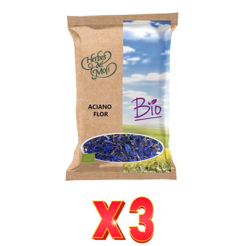 Pack de 3 unidades Herbes Del Moli Aciano Flor Eco 20G Herbes Del Moli Pack de 3 unidades Herbes Del Moli Aciano Flor Eco 20G Herbes Del Moli