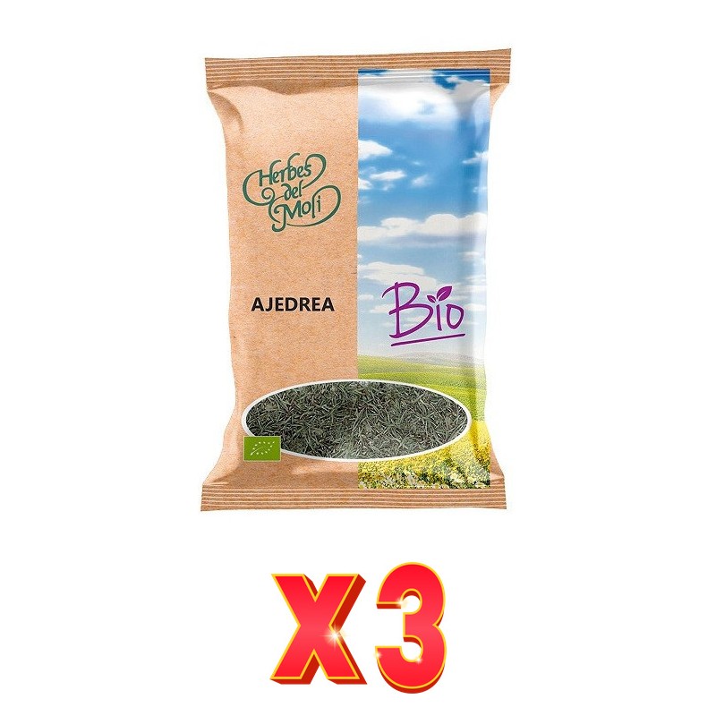 Pack de 3 unidades Herbes Del Moli Ajedrea Hoja Eco 40G Herbes Del Moli Pack de 3 unidades Herbes Del Moli Ajedrea Hoja Eco 40G Herbes Del Moli