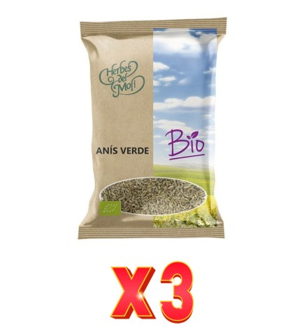 Pack de 3 unidades Herbes Del Moli Anís Verde Semilla Eco 70G Herbes Del Moli